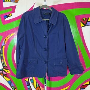 Relativity, Blue Blazer Jacket. Size 2X. In good used condition!
